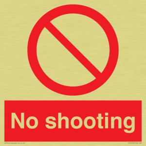 No shooting